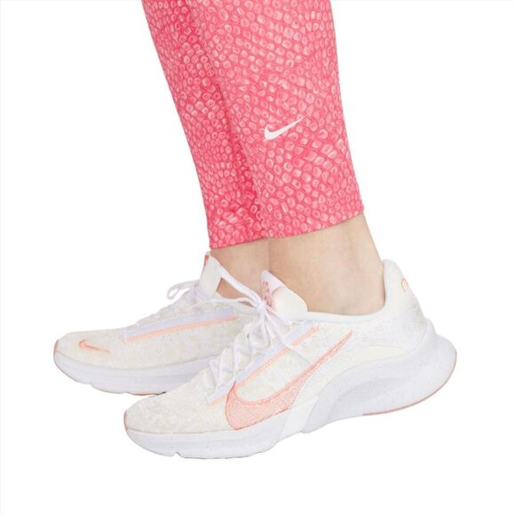 Nike Women's Dri-Fit 7/8 Printed Leggings Size Small Sea Coral Athletic - Picture 3 of 11